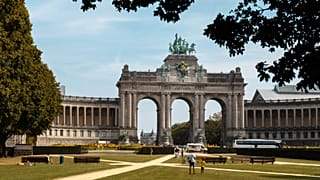 Cinquentenaire park in Brussels. 