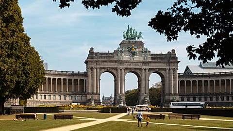 Cinquentenaire park in Brussels. 