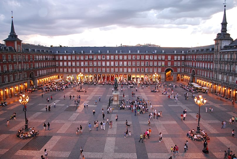 Madrid Plaza Mayor tere