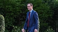 Britain's Chief Secretary to the Prime Minister Darren Jones arrives for a cabinet meeting in Downing Street, London, Tuesday, May 12, 2026.