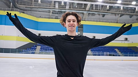 From shopping mall ice rink to Olympic gold: the rise of Kazakh skater Mikhail Shaidorov