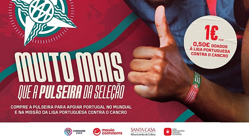 Metade do valor da pulseira que vai começar a ser vendida nos próximos dias reverte a favor da Liga Contra o Cancro