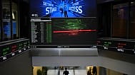 Bourse de Londres : les données du FTSE s’affichent dans la City, lundi 17 mars 2025.