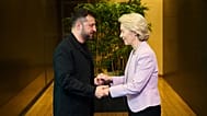 Volodymyr Zelenskyy and Ursula von der Leyen