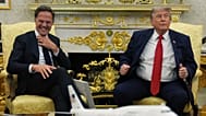 US President Donald Trump meets with NATO Secretary General Mark Rutte in the Oval Office at the White House, Wednesday, June 24, 2026, in Washington.