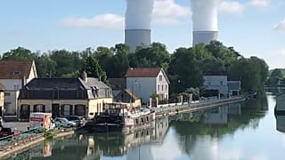 The nuclear power plant of Nogent-sur-Seine, east of Paris.