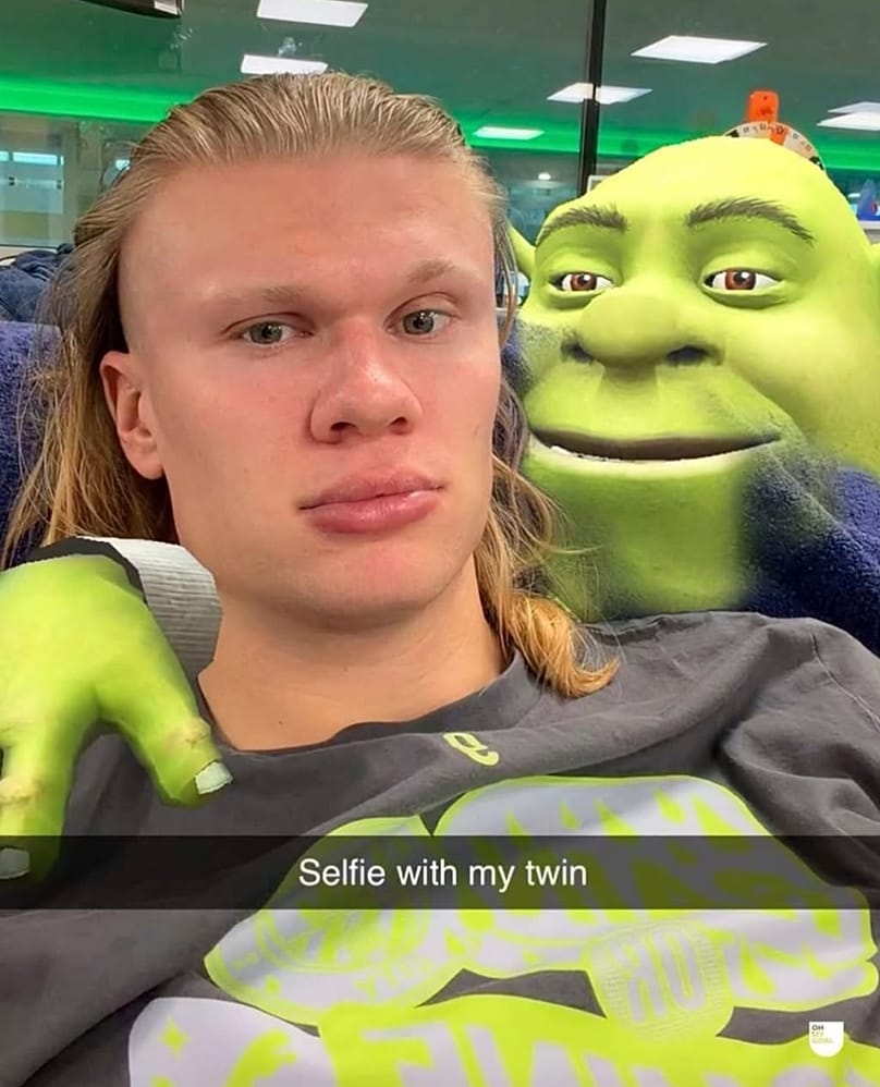 Self-deprecating humour is one of Erling Haaland's many charms