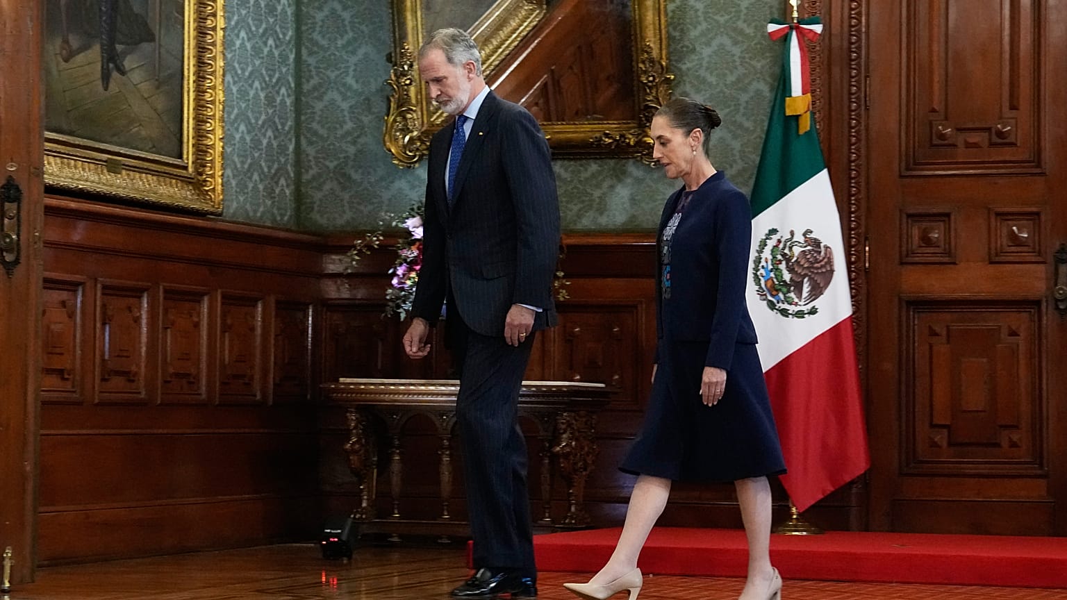 Reunión entre el rey de España, Felipe VI, y la presidenta de México, México, 25 de junio de 2026.