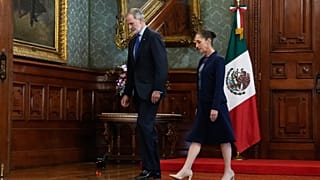 Reunión entre el rey de España, Felipe VI, y la presidenta de México, México, 25 de junio de 2026.