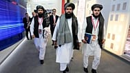 Rusya’nın St. Petersburg kentinde düzenlenen St. Petersburg Uluslararası Ekonomik Forumu’nda Taliban hükümeti temsilcileri.
