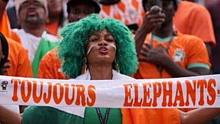 Ivory Coast soccer fans ahead the World Cup Group E soccer match between Curacao and Ivory Coast in Philadelphia