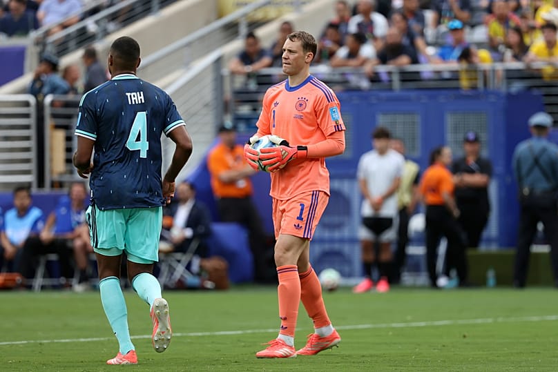 Manuerl Neuer, Deutschlands Torhüter, im Spiel Deutschland gegen Ecuador, New York, 25. Juni 2026 (AP Photo/Pamela Smith)
