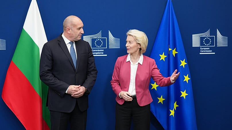 Rumen Radev et Ursula von der Leyen.