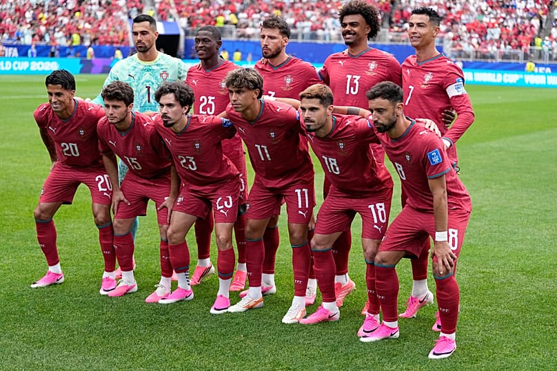Onze de Portugal frente ao Uzbequistão