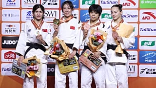 In the -48kg category final Wenna ZHUANG confidently claimed the gold medal on her home tatami