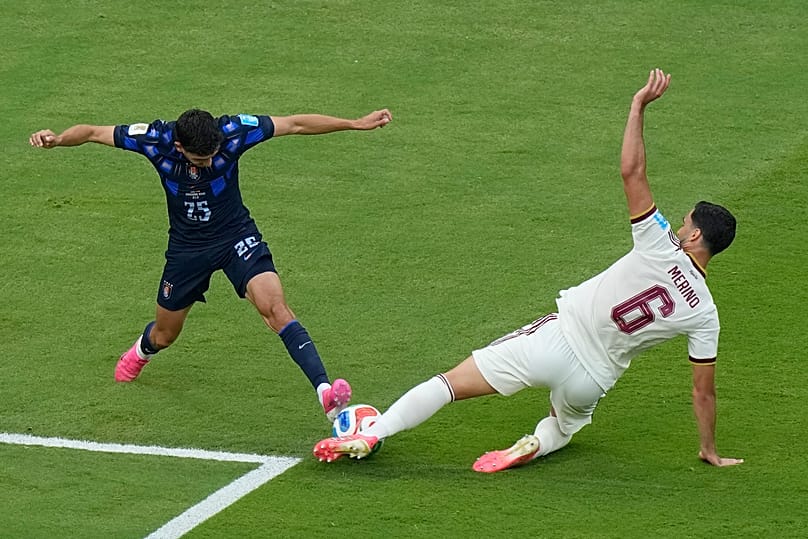 Uruguay vs España en el Mundial de Fútbol de 2026, México, 27 de julio de 2026.