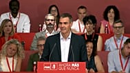 Pedro Sánchez durante el comité federal del PSOE, 27 de junio de 2026.