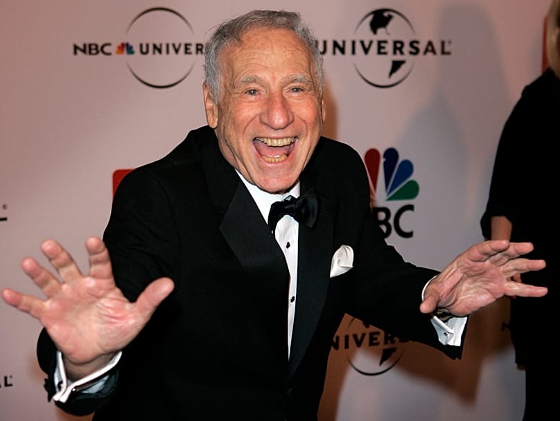 Nominowany do Złotego Globu Mel Brooks przybywa na afterparty NBC Universal/Focus Features po ceremonii 63. dorocznej gali Złotych Globów w poniedziałek, 16 stycznia 2006 r. 