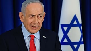  رئيس الوزراء الإسرائيلي بنيامين نتنياهو يتحدث خلال مؤتمر صحفي في القدس، يوم الخميس 19 مارس 2026. 