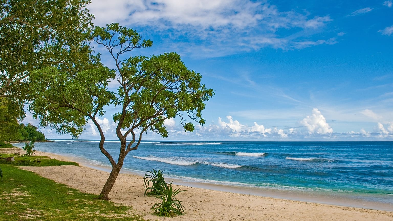 The beach at Eratap, 13 April, 2008