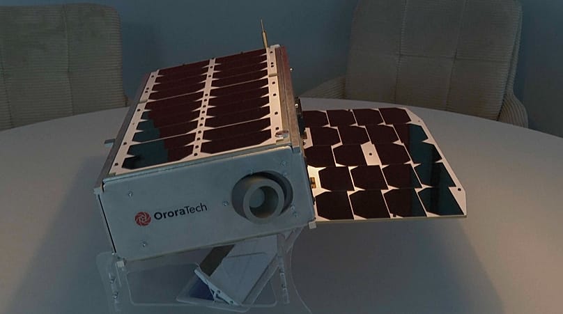 un modèle de satellite par OroraTech