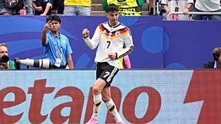 Deutschlands Stürmer Kai Havertz feiert sein WM-Tor gegen Curacao, Houston (USA), 14. Juni 2026 (AP Photo/Karen Warren)