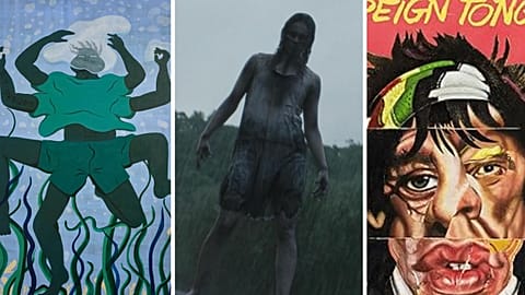 Rudy Loewe, Anansi #4, 2024 - Evil Dead Burn - Rolling Stones 'Foreign Tongues' album artwork 