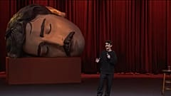 Deniz Göktaş'ın gösterisinden bir kare.