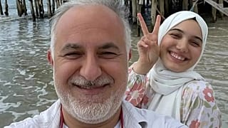 Kerem Kınık ve kızı Zehra Kınık