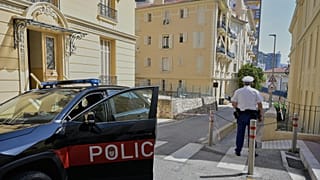 A police officer guards a street in Monaco, 30 June, 2026