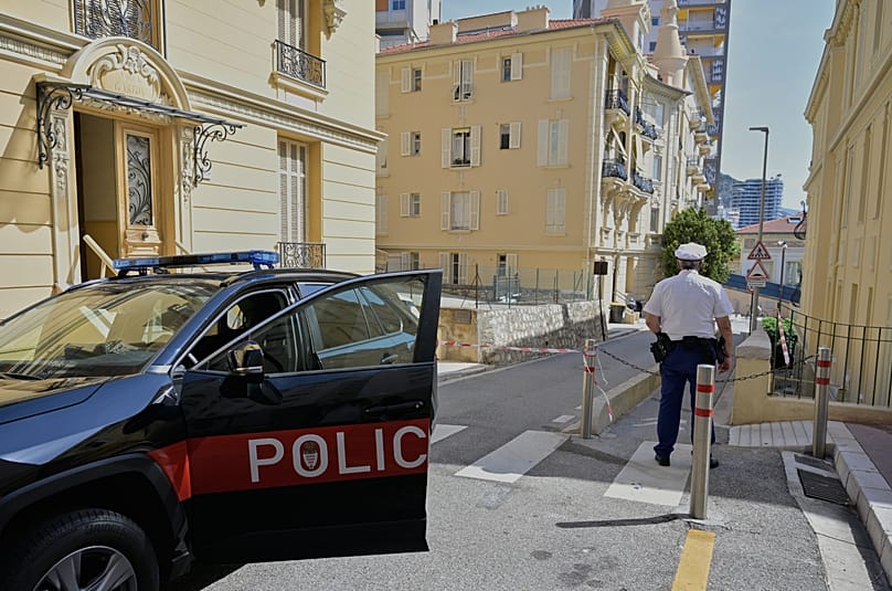 A police officer guards a street in Monaco, 30 June, 2026
