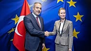 EU Foreign Policy chief Kaja Kallas meeting Turkish Foreign Minister Hakan Fidan in 2025