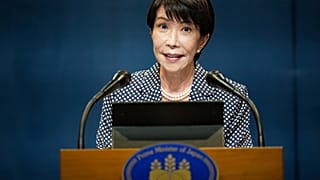 Japan's Prime Minister Sanae Takaichi speaks during a media conference in Archamps, after a meeting of the G7 in Evian-les-Bains, France, 17 June 2026