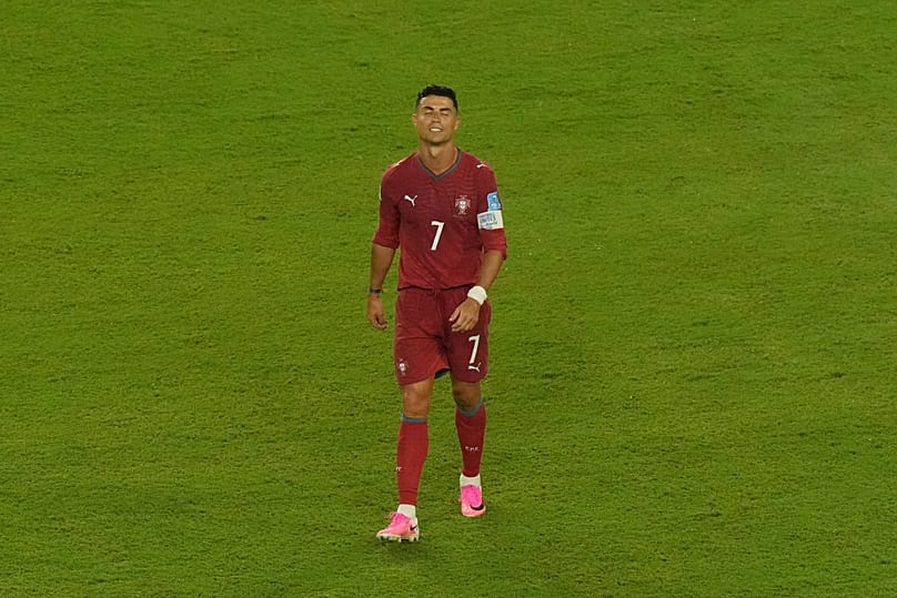 Cristiano Ronaldo pendant le match contre la Colombie au stade de Miami