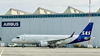 FILE. Airbus A320neo leased by Aviation Capital Group to Scandinavian Airlines, 2023