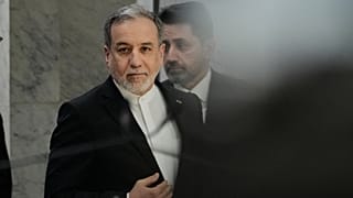 Le ministre iranien des Affaires étrangères, Abbas Araghchi, le dimanche 28 juin 2026 à Bagdad, en Irak.