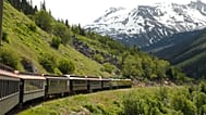 Im Klondike-Goldrausch des Jahres 1898 entstand die White Pass & Yukon Route.