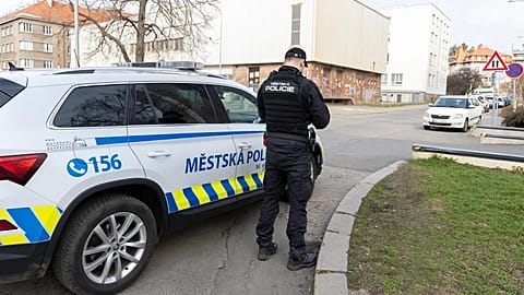 Police officer in Prague