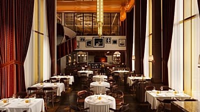 El NoMad Hilton Singapore contará con tres espacios gastronómicos, entre ellos NoMad Grill
