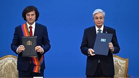Kassym-Jomart Tokayev held talks with the Prime Minister of Georgia, Irakli Kobakhidze