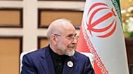  محمد باقر قالیباف، رئیس مجلس ایران در اسلام آباد، پاکستان، روز شنبه، ۱۱ آوریل ۲۰۲۶