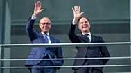 Bundeskanzler Friedrich Merz (CDU) und Nato-Generalsekretär Mark Rutte, Archiv