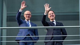 Bundeskanzler Friedrich Merz (CDU) und Nato-Generalsekretär Mark Rutte, Archiv