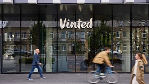 Photo of Vinted's headquarters. 
