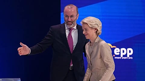 Manfred Weber y Ursula Von der Leyen