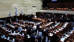 يجتمع مشرعون إسرائيليون في الكنيست بالقدس، يوم الأربعاء 14 يونيو 2023، للتصويت على اختيار عضوين من بينهم لعضوية لجنة اختيار القضاة.