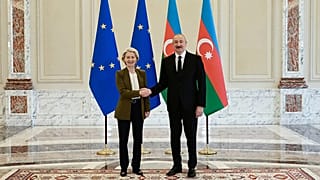 Ursula von der Leyen met Azerbaijani President Ilham Aliyev, 1 July 2026