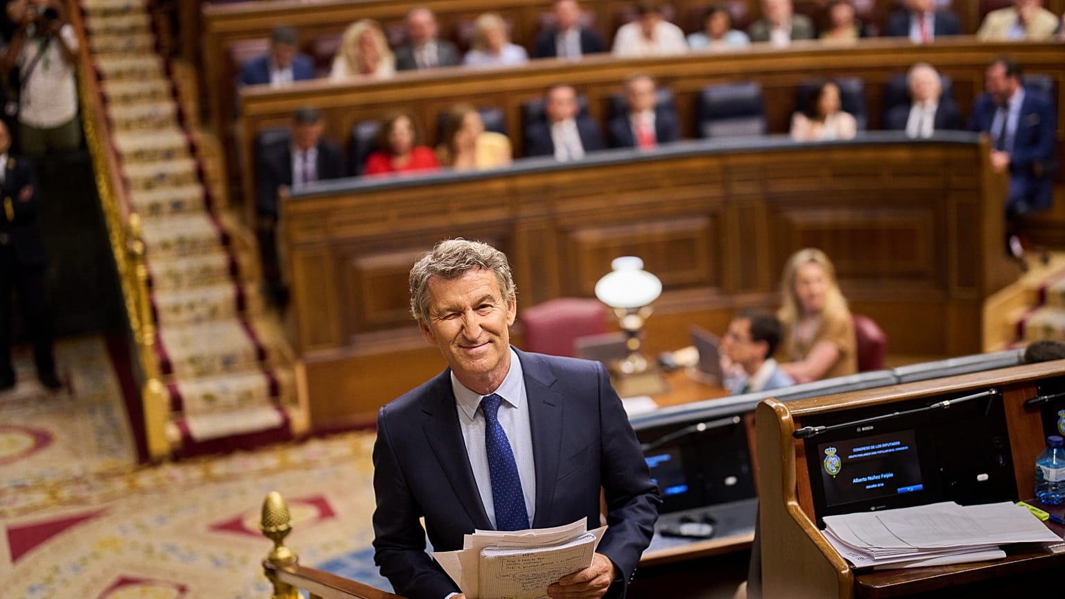 Alberto Nuñez Feijóo en el Congreso de los Diputados