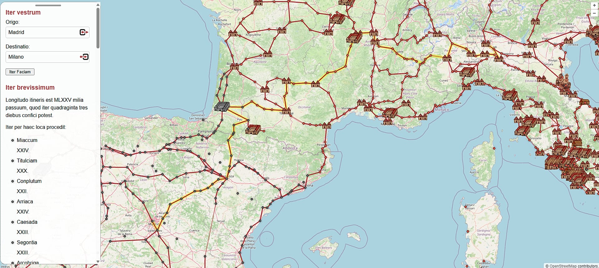 Ancient Rome's version of Google Maps: how long to reach the beach ...