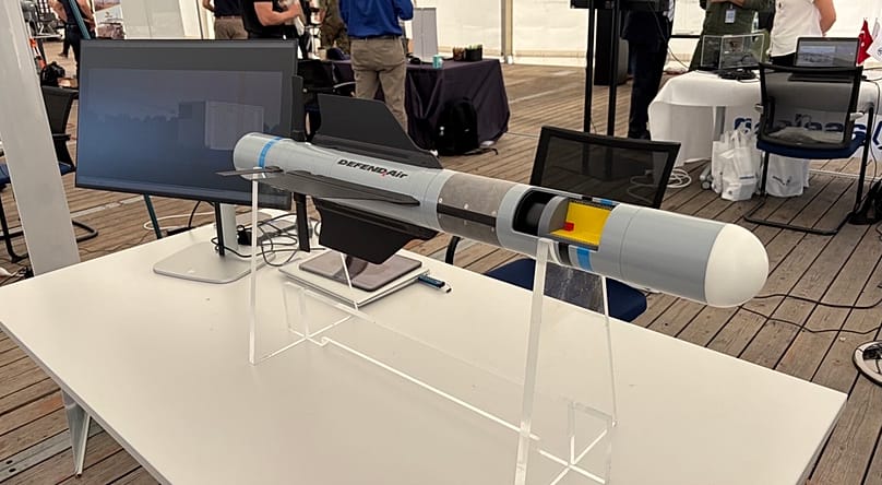MBDA-interceptor missile mock up at NATO's Industry Day, 30/06/2026